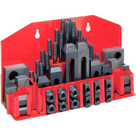 52-pc Clamping Kit w/ Tray for 1/2" T-slot