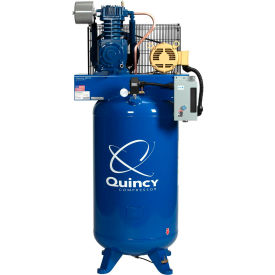 Quincy Pro Two-Stage Air Compressor, 5 HP, 80 Gallon, Vertical, 230V-3-Phase