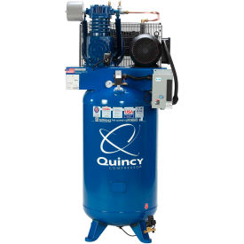 Quincy QT Max Two-Stage Air Compressor, 7.5 HP, 80 Gallon, 230V-1-Phase