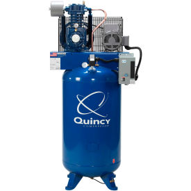 Quincy QT Pro Two-Stage Air Compressor w/Starter, 5 HP, 80 Gallon, Vertical, 230V-1-Phase