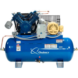 15 HP, 120 Gallon, Horizontal, 230V-3-Phase
