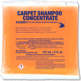 Carpet Shampoo Concentrate - 5 oz Packs, 36 Packs/Case