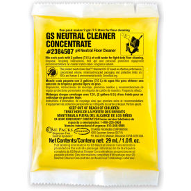 Neutral Cleaner Concentrate - 1 oz Packs, 144 Packs/Case