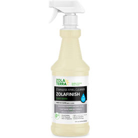 Stainless Steel Cleaner For Commercial Kitchens, 32 oz. Trigger Spray, 6 Bottles