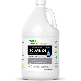 Stainless Steel Cleaner For Commercial Kitchens, Gallon Bottle, 4 Bottles