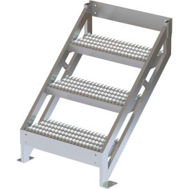 U-Design Configurable Multi-Platform Access System - 3 Step 36"H 45 Deg. Stairway Ladder