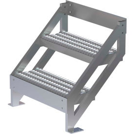 U-Design Configurable Multi-Platform Access System - 2 Step 27"H 45 Deg. Stairway Ladder