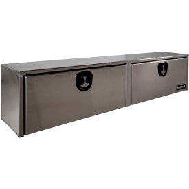 Smooth Aluminum Topsider Truck Box, 16x13x72", Silver