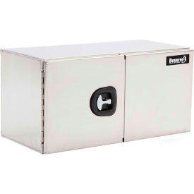 Aluminum Underbody Tuck Box, Double Barn Door, 24x24x30", Silver