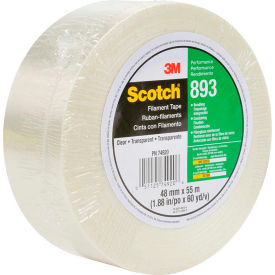 Scotch 893 Filament Tape 2" x 60 Yds. 6 Mil Clear