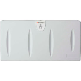 Horizontal Baby Changing Table With Backer Plate - Light Gray