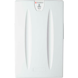 Vertical Baby Changing Table With Backer Plate - Light Gray