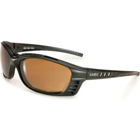 Livewire Safety Glasses, Matte Black Frame, Espresso Lens