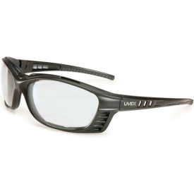 Livewire Safety Glasses, Matte Black Frame, Clear Lens, Anti-Fog