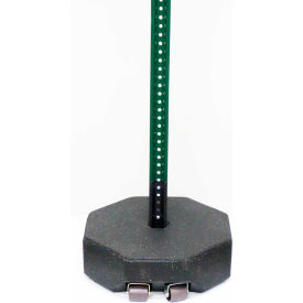 Octagon Sign Base 60 Lbs with Wheels & U-Channel Adaptor / 6' U-Channel Post