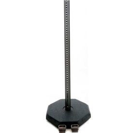 Octagon Sign Base 30 Lbs with Wheels & U-Channel Adaptor & 6' Post