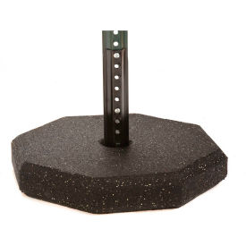 Octagon Sign Base 30 Lbs, with U-Channel Adaptor and 6' U-Channel Post