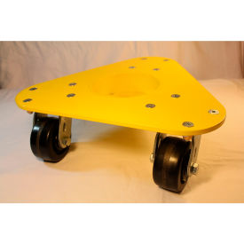 Steel Triangular Cup Dolly - Phenolic Resin Wheels - 1500 Lb. Capacity