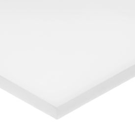 1/2" Thick UHMW Polyethylene Plastic Sheet - 48" Wide x 48" Long