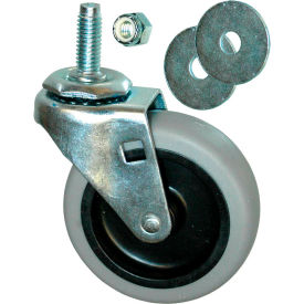 3" Swivel Stem Caster With Hardware, Gray - FG3530L10000