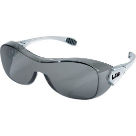 Safety Glasses, Black Frame, Clear Anti-Fog Lens