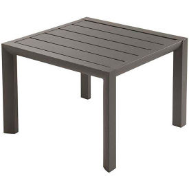 Outdoor 20" x 20" Low Table - Aluminum - Volcanic Black - Sunset Series