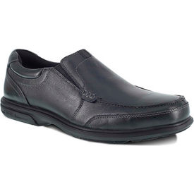 FE2020 Loedin Slip On Oxford, Steel Toe, Men's Sz 10.5 D Wide, Black