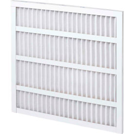 Standard Capacity Pleated Air Filter, MERV 8, 25"Wx15"Hx1"D
