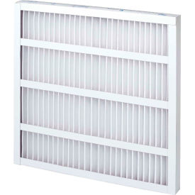 Pleated Air Filter, 20 X 20 X 2", MERV 8, High Capacity, Self-Supported