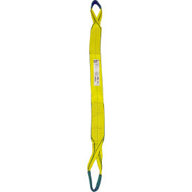 4"x10' Poly EdgeGuard Flat Web Sling w/Buffered Twisted Eye Type IV - TE1