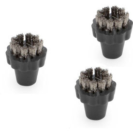 Round Brush Stainless Steel Set, 3 Nozzles - Hard Bristles For SGV 6/5