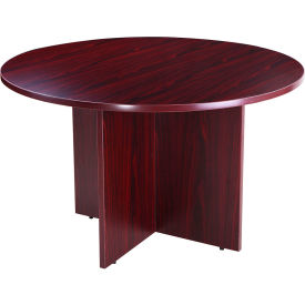 47" Round Conference Table - Mahogany