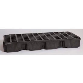 2 Drum Modular Spill Containment Platform - Black no Drain