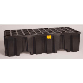 2 Drum Spill Containment Pallet - Black no Drain