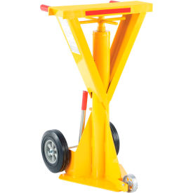 Spin Top Ratchet Beam Trailer Stabilizing Jack 100,000 Lb. Static Capacity