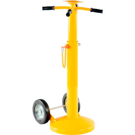 Economy Trailer Stabilizing Jack with 2 Wheels 50,000 Lb. Static Capacity
