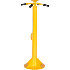 Economy Flat Base Trailer Stabilizing Jack 50,000 Lb. Static Capacity