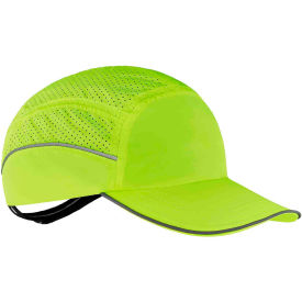 Skullerz 8955 Lightweight Bump Cap, Long Brim, Lime