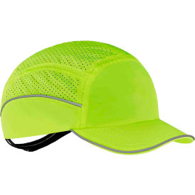 8955 Lightweight Bump Cap, Short Brim, Lime