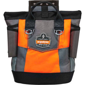 Premium Topped Tool Pouch, Hinge, Orange