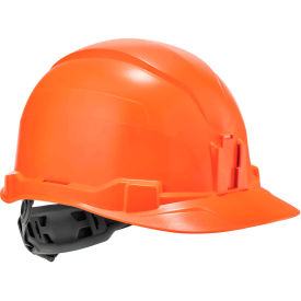 Skullerz 8970 Hard Hat Cap Style, Ratchet Suspension, Class E, Orange