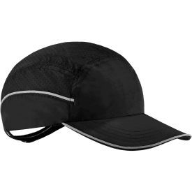 Skullerz Lightweight Bump Cap, Long Brim, Black