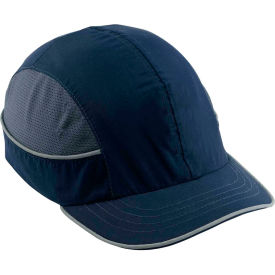 Skullerz 8950XL Bump Cap, Short Brim, Navy, XL