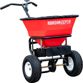 Walk-Behind Groundskeeper Broadcast Spreader, 100 lb. Capacity