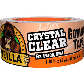 Crystal Clear Duct Tape, 1.88" x 18 yd.