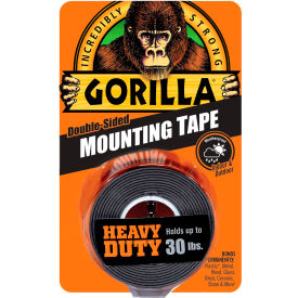 Heavy Duty Black Mounting Tape, 1" x 60"