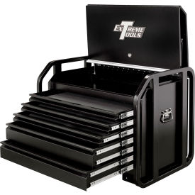 Deluxe 36"W x 25-1/2"D x 28-7/8"H 5 Drawer Black Road Box
