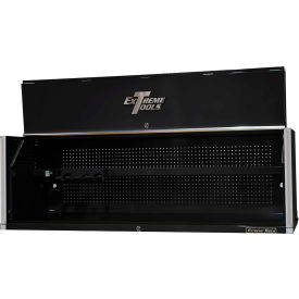 Professional 71-15/16"W x 25"D x 22-1/4"H Black Power Workstation Hutch