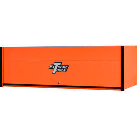 72x30 Professional Extreme Orange Power Workstation Hutch Black Handle