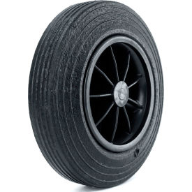 8" x 2" Solid Rubber Wheel - Axle Size 5/8"
